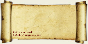 Jovana Punoševac vizit kartica